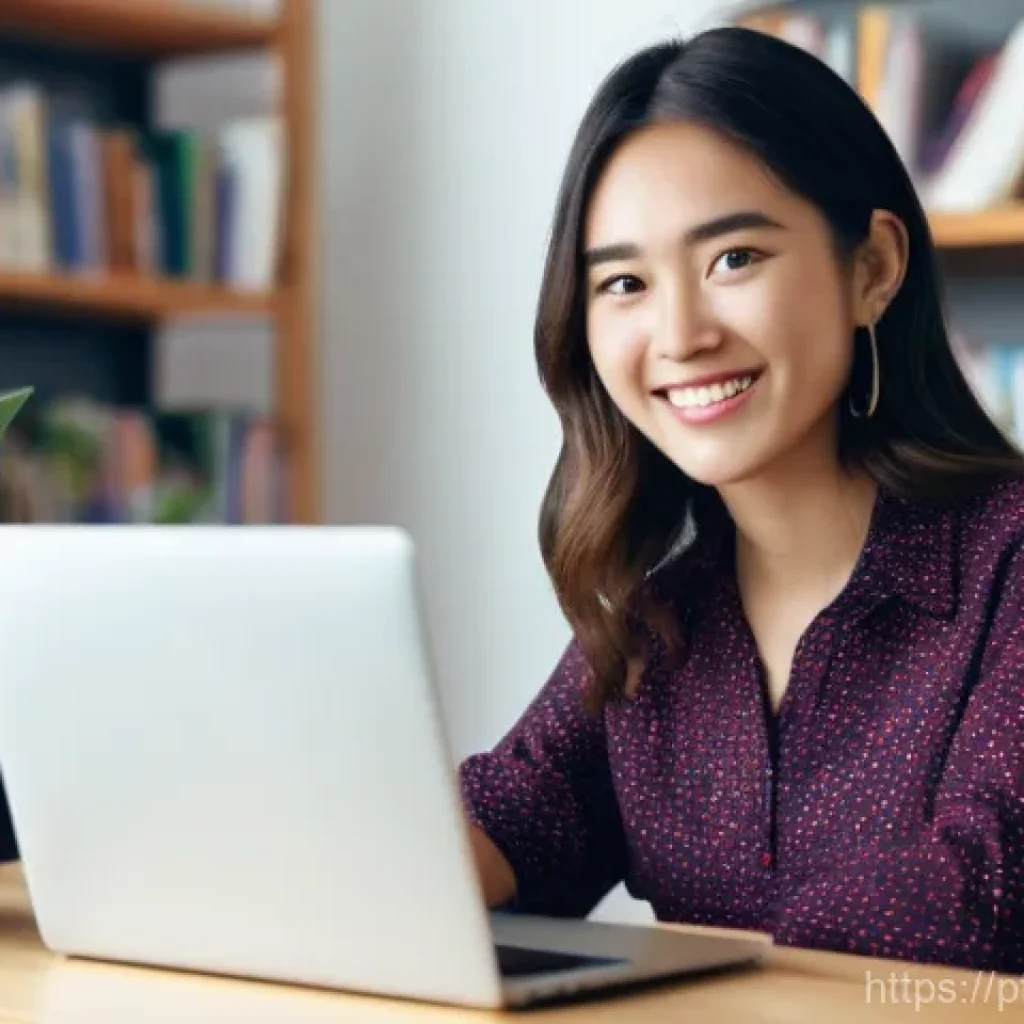 TESOL 자격증 없이 영어 강사로 일하기 - **Prompt 1: Confident Online English Instructor**
A vibrant, medium shot of a cheerful female En...