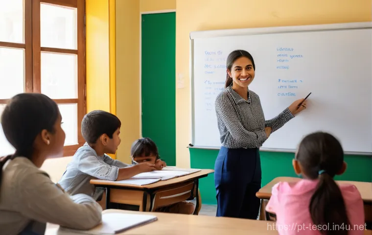 TESOL 자격증으로 가능한 봉사 활동 - Image Prompt 1: Empowering Migrants in a Lisbon Classroom** TESOL 자격증으로 가능한 봉사 활동 - Image Prompt 1: Empowering Migrants in a Lisbon Classroom**